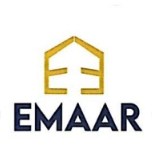 شعار شركة إعمار الخليج لاستيراد وتوزيع الملابس والجلود بالجملة